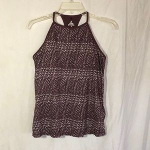 Prana flowy yoga top with shelf bra